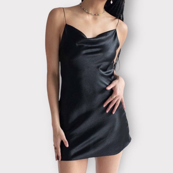 Zara Dresses Zara Mini Satin Slip Dress Poshmark